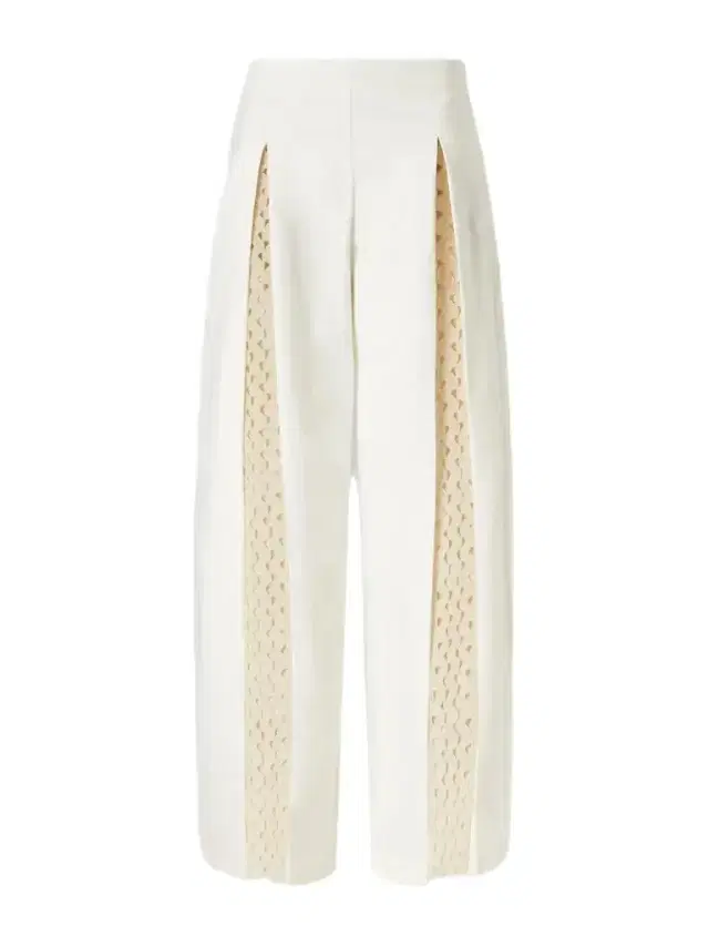ESCVDO Cielo Pleated Cotton Wide-leg Jeans