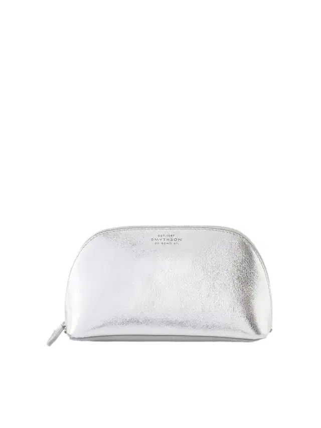 Smythson Metallic Leather Cosmetic Case