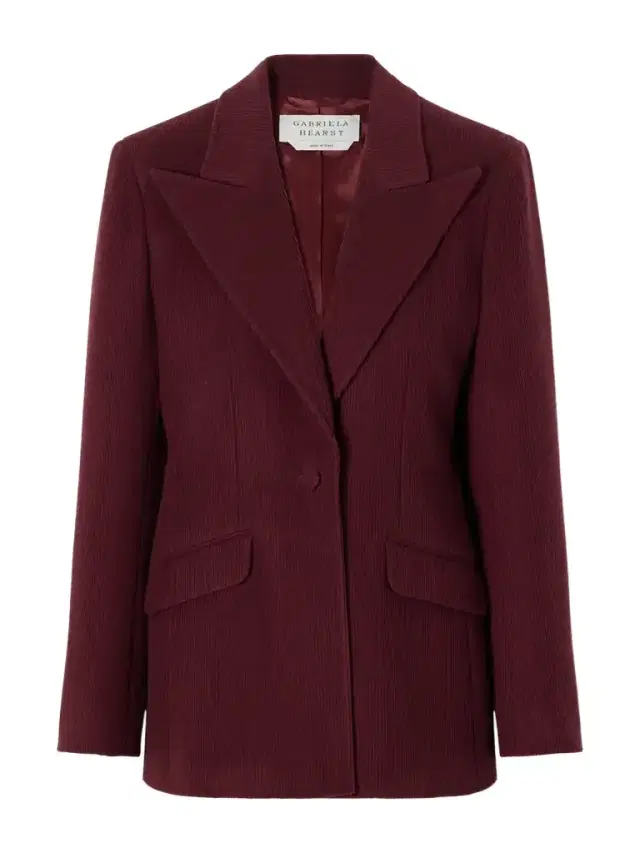 Gabriela Hearst Leiva Cashmere And Wool-blend Blazer