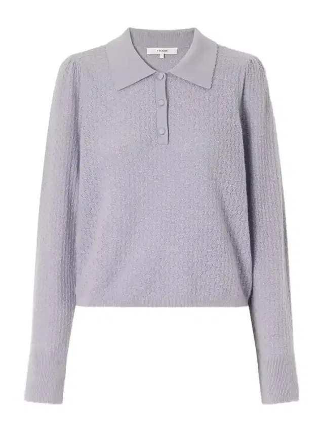 Frame The Honeycomb Cashmere Polo Sweater