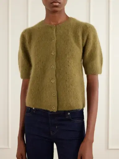 Frame The Airy Wool And Cashmere-blend Cardigan | Thumbnail 3 Frame The Airy Wool And Cashmere-blend Cardigan | Thumbnail 3