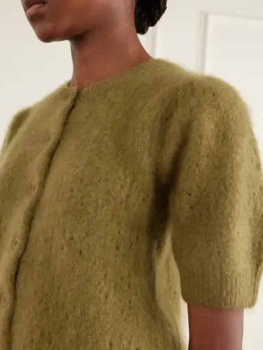 Frame The Airy Wool And Cashmere-blend Cardigan | Thumbnail 5 Frame The Airy Wool And Cashmere-blend Cardigan | Thumbnail 5