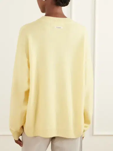 Frame + Sotheby's Logo-embroidered Cashmere Sweater | Thumbnail 4