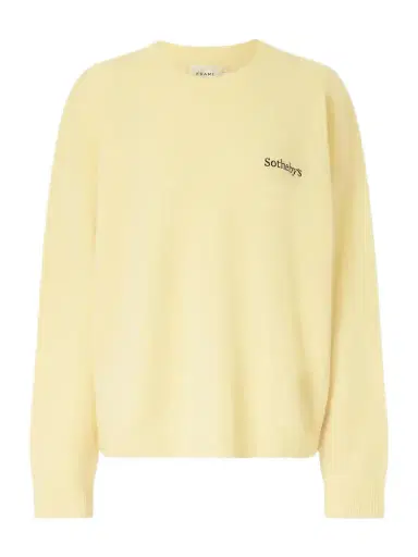 Frame + Sotheby's Logo-embroidered Cashmere Sweater | Thumbnail 1