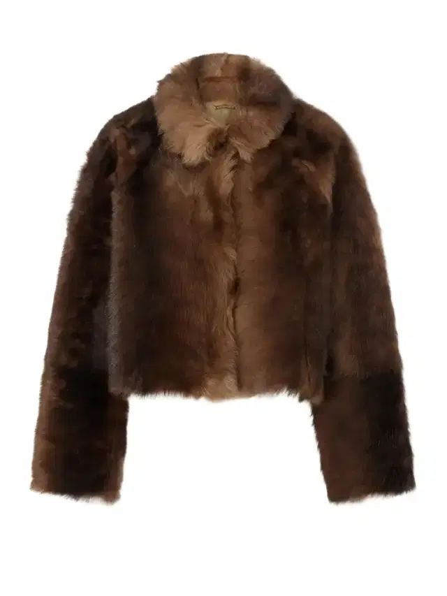 Nour Hammour Cameron Cropped Shearling Jacket