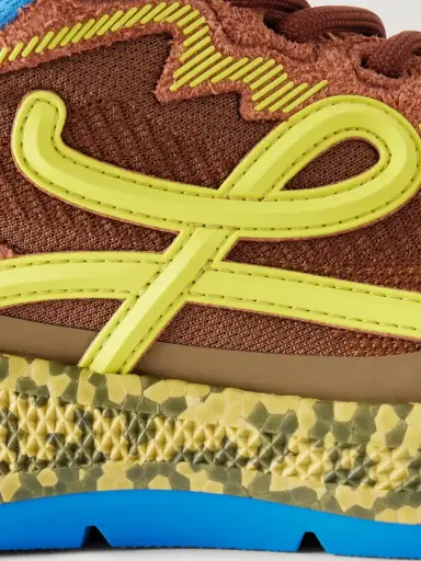 Loewe Pogo Logo-detailed Suede-trimmed Knitted Sneakers | Thumbnail 5 Loewe Pogo Logo-detailed Suede-trimmed Knitted Sneakers | Thumbnail 5