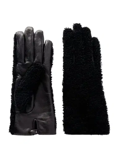 Gabriela Hearst Eglantina Leather-trimmed Shearling Gloves | Thumbnail 1 Gabriela Hearst Eglantina Leather-trimmed Shearling Gloves | Thumbnail 1