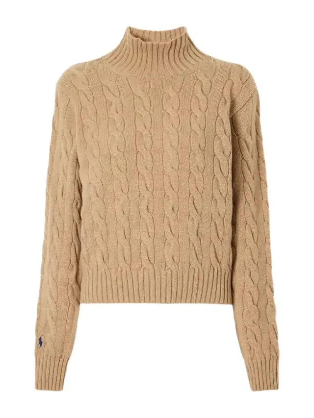 Polo Ralph Lauren Cable-knit Wool And Cashmere-blend Turtleneck Sweater