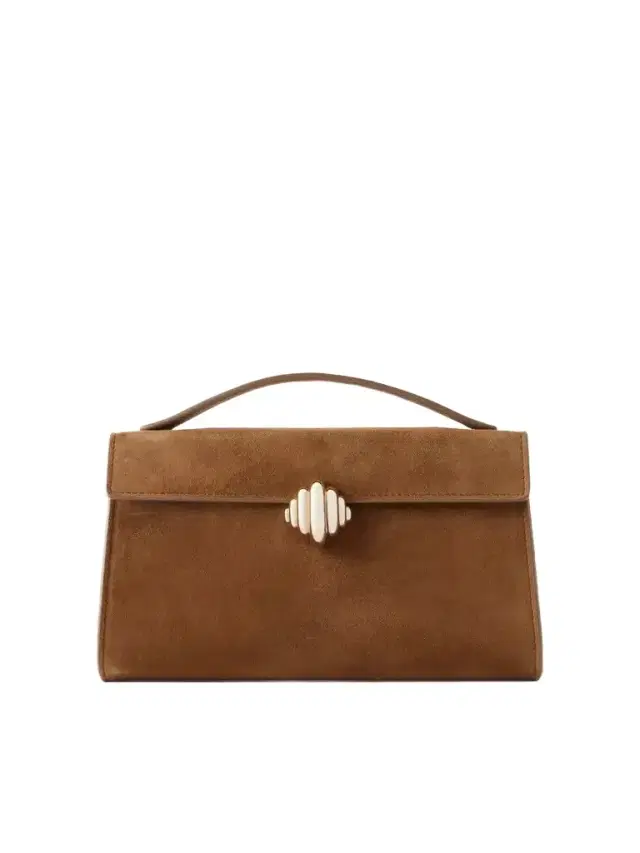 Aquazzura Alex Suede Clutch Bag