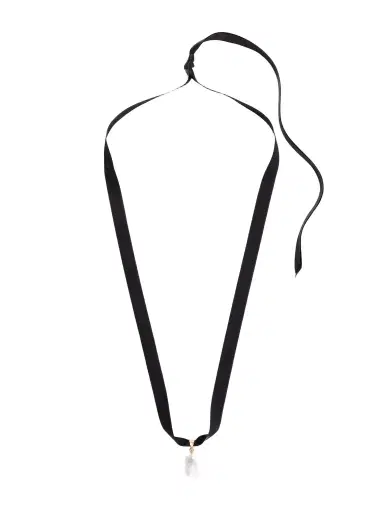 Jennifer Behr Martina Silk-satin Pearl Choker | Thumbnail 1 Jennifer Behr Martina Silk-satin Pearl Choker | Thumbnail 1