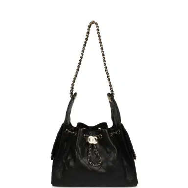 Chanel Chanel Small 25 Hobo Bag Black Caviar Gold Hardware | Thumbnail 6 Chanel Chanel Small 25 Hobo Bag Black Caviar Gold Hardware | Thumbnail 6