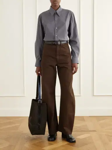 Lemaire Belted Nubuck Leather Tote | Thumbnail 3 Lemaire Belted Nubuck Leather Tote | Thumbnail 3