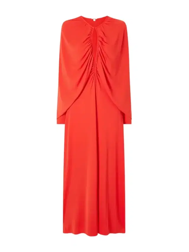 Johanna Ortiz Silent Solistice Cape-effect Draped Stretch-jersey Maxi Dress