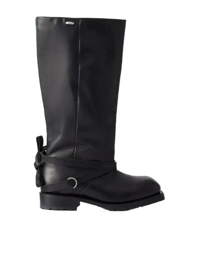 Our Legacy High Engine Tie-embellished Leather Knee Boots
