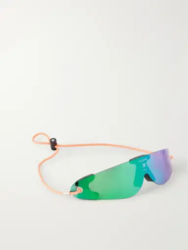 CELINE Eyewear Runner Shield-style Injection Sunglasses | Thumbnail 3