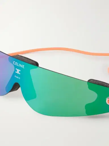 CELINE Eyewear Runner Shield-style Injection Sunglasses | Thumbnail 4