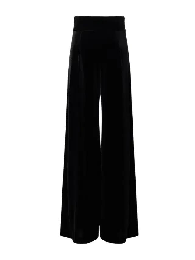 Loretta Caponi Egnazia High-waist Wide-leg Satin Pants