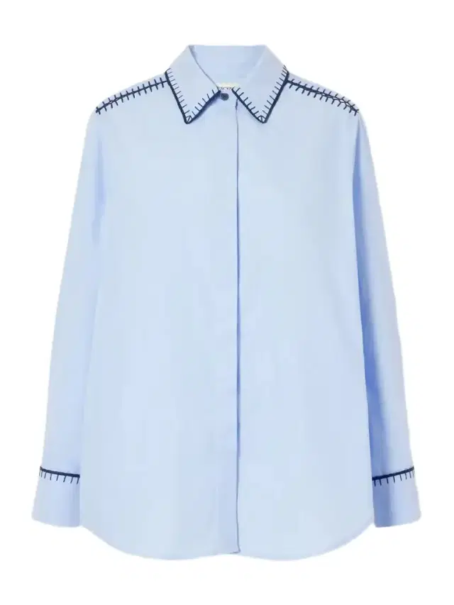 ESCVDO Arcangel Embroidered Cotton-poplin Shirt
