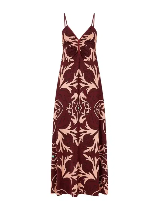 Johanna Ortiz Nuestra Tierra Printed Stretch-jersey Maxi Dress
