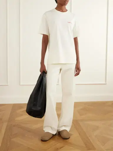 Frame + Sotheby's Printed Cotton-jersey T-shirt | Thumbnail 2 Frame + Sotheby's Printed Cotton-jersey T-shirt | Thumbnail 2