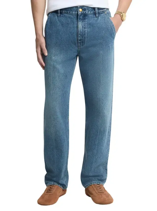 Michael Kors Collection Finn Straight-Leg Denim Jeans