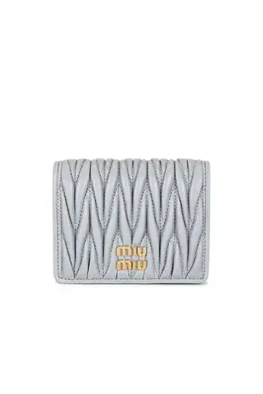 Miu Miu Matelasse Wallet | Thumbnail 1 Miu Miu Matelasse Wallet | Thumbnail 1