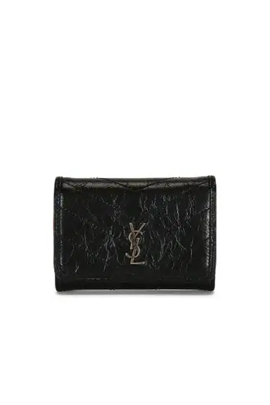 Saint Laurent Slim Tri-fold Wallet | Thumbnail 1 Saint Laurent Slim Tri-fold Wallet | Thumbnail 1