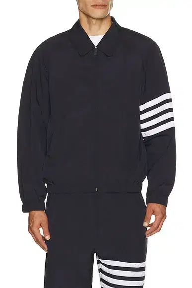 Thom Browne Zip Front Raglan Coach Jacket