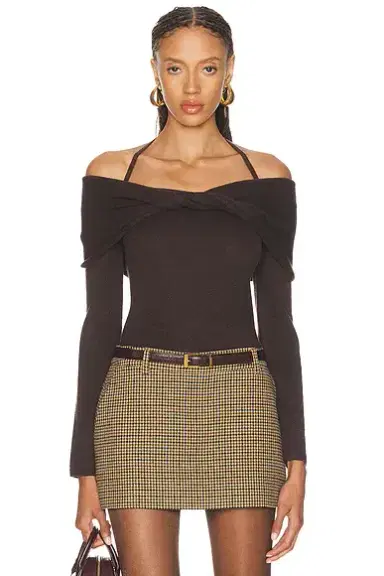 Simkhai Cambria Long Sleeve Off Shoulder Top | Thumbnail 1
