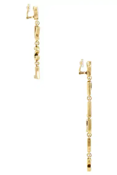Saint Laurent YSL Paris Pendant Earrings | Thumbnail 3