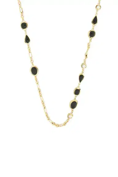 Saint Laurent YSL Cabochons Sautoire Necklace | Thumbnail 3 Saint Laurent YSL Cabochons Sautoire Necklace | Thumbnail 3