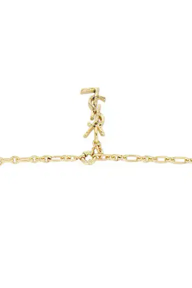 Saint Laurent YSL Cabochons Sautoire Necklace | Thumbnail 4 Saint Laurent YSL Cabochons Sautoire Necklace | Thumbnail 4