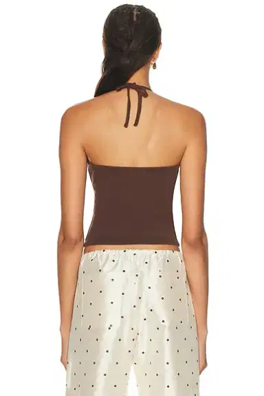 DONNI. The Baby Rib Halter Top | Thumbnail 3