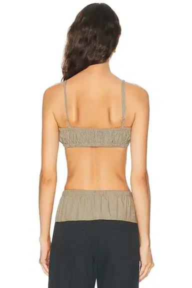 Matthew Bruch Bubble Bandeau Crop Top | Thumbnail 3