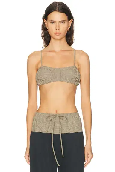 Matthew Bruch Bubble Bandeau Crop Top | Thumbnail 1