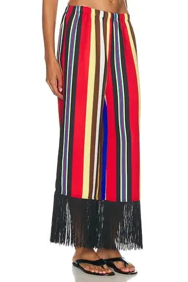 SIMONMILLER Nella Crepe Fringe Pant | Thumbnail 2