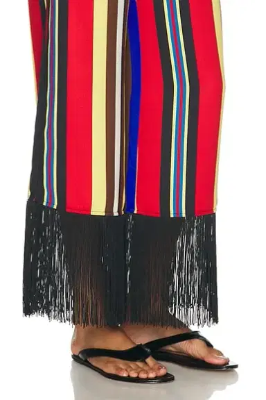 SIMONMILLER Nella Crepe Fringe Pant | Thumbnail 6