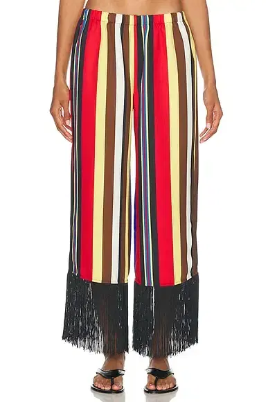 SIMONMILLER Nella Crepe Fringe Pant