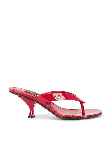 Dolce & Gabbana Kitten Heel Thong Sandal