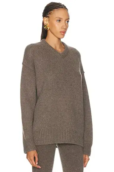 Nour Hammour Jude V Neck Sweater | Thumbnail 2