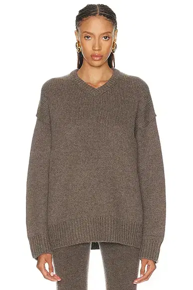Nour Hammour Jude V Neck Sweater