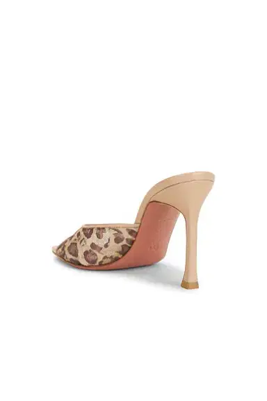 Amina Muaddi Alexa Lace 95 Slipper Mule | Thumbnail 3