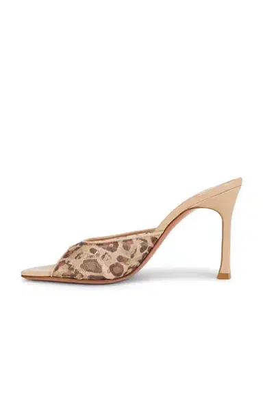 Amina Muaddi Alexa Lace 95 Slipper Mule | Thumbnail 5