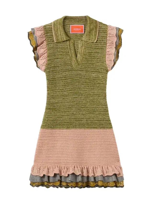 Eight Counts Crochet Mini Dress
