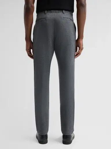 Bugatchi Men's Flat Front Super 160"s Wool-Blend Chino Pants | Thumbnail 3