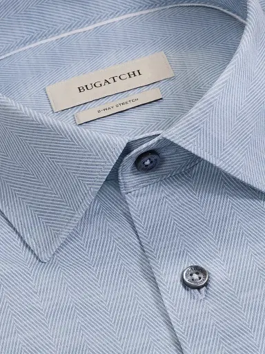Bugatchi Men's OoohCotton Miles Short-Sleeve Shirt | Thumbnail 2 Bugatchi Men's OoohCotton Miles Short-Sleeve Shirt | Thumbnail 2