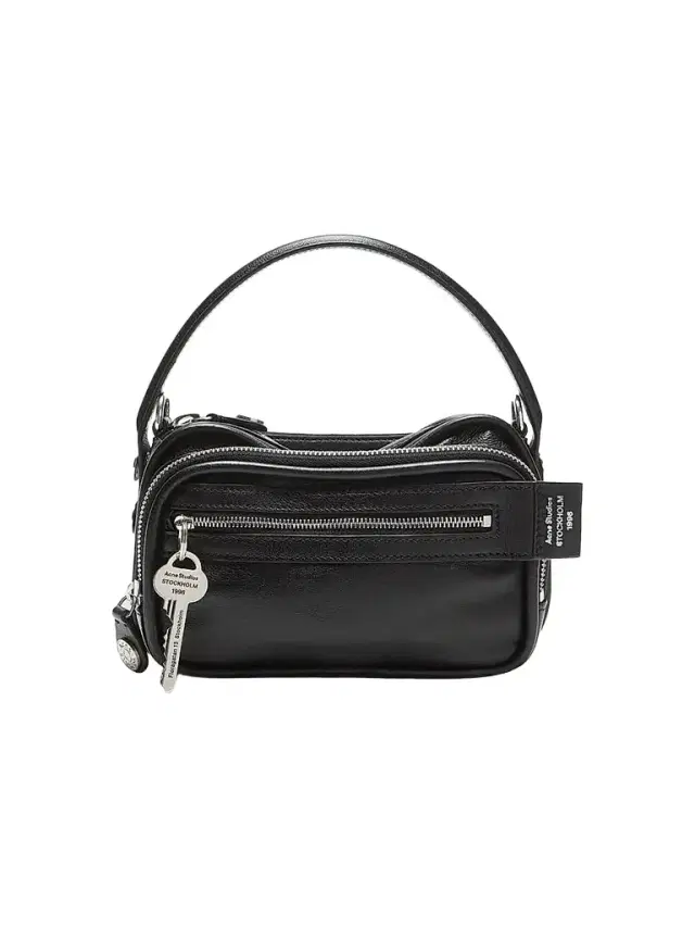 Acne Studios Men's Camero Kit Leather Top Handle Bag - Black