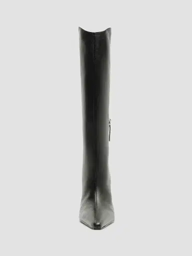 Schutz Women's Mary Ellen 80MM Leather Boots - Black | Thumbnail 7
