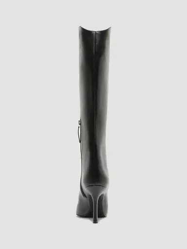 Schutz Women's Mary Ellen 80MM Leather Boots - Black | Thumbnail 8