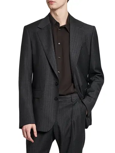 Dolce & Gabbana Men's Striped Virgin Wool Blazer - Rigato | Thumbnail 3 Dolce & Gabbana Men's Striped Virgin Wool Blazer - Rigato | Thumbnail 3